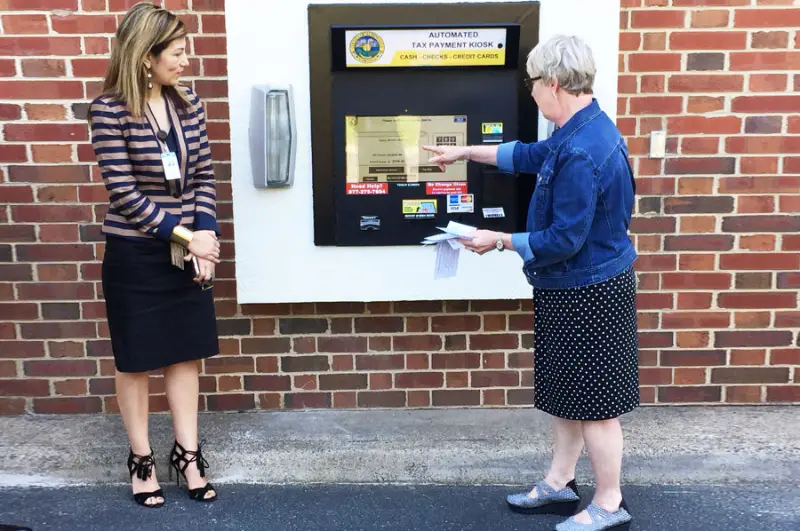 Albemarle County, VA bill payment kiosk
