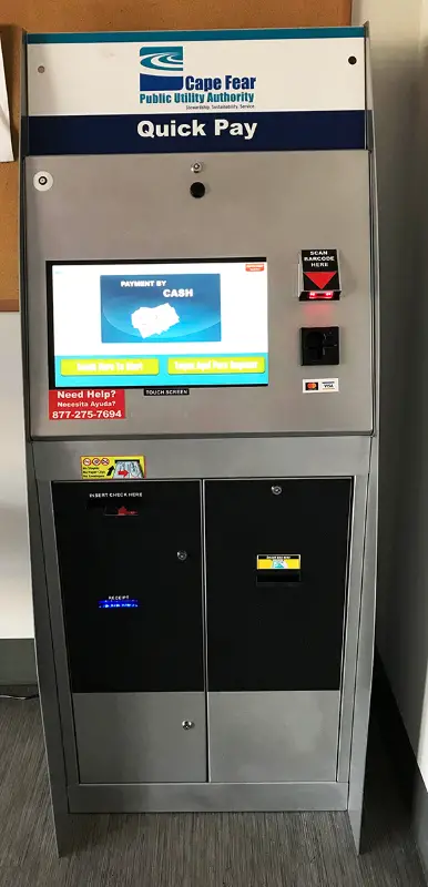 Cape Fear, NC bill payment kiosk