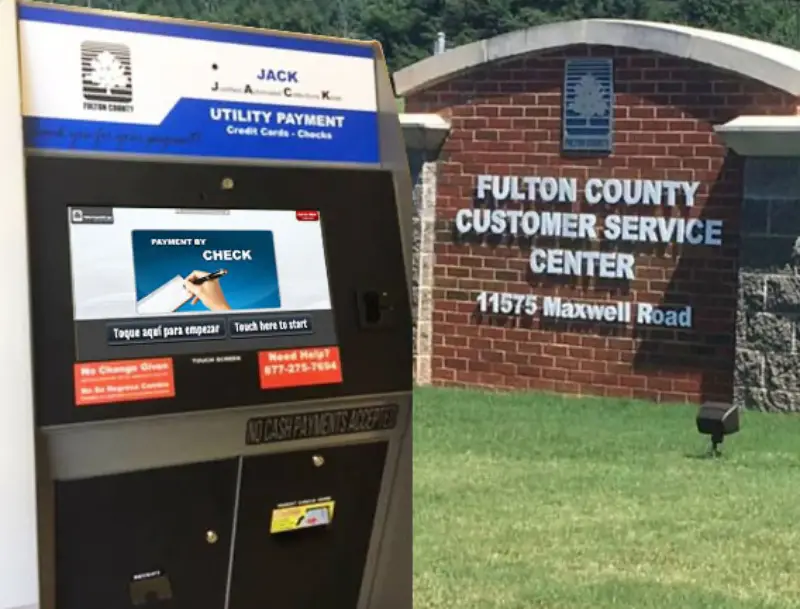 Fulton County, GA bill payment kiosk