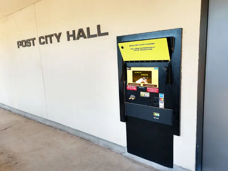 Post City bill payment kiosk