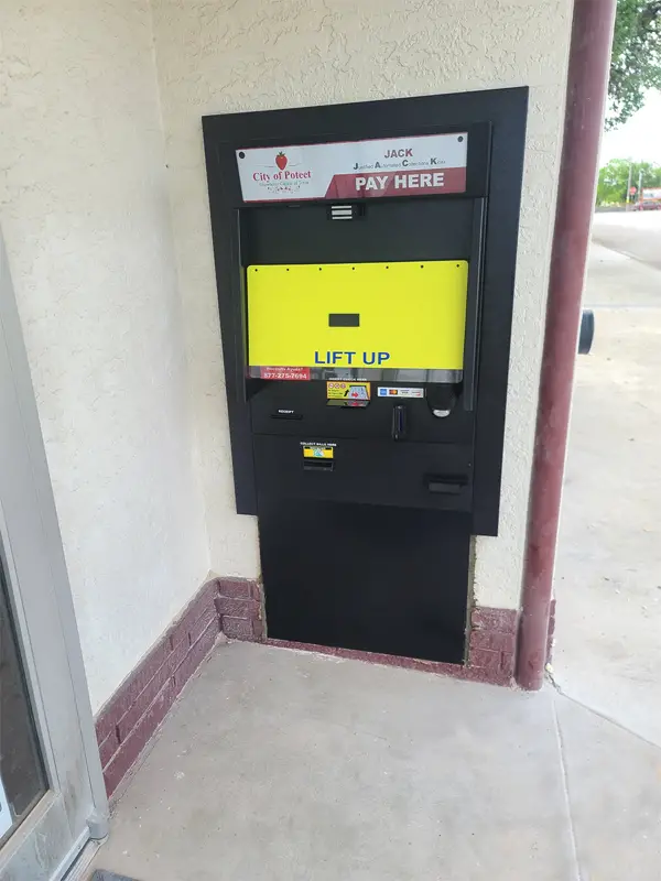 Poteet, TX bill payment kiosk